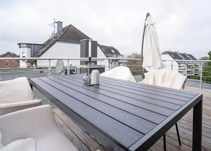 Juno - #1 Terrassen-apartment, Netflix, Wlan Lejlighed Bottrop